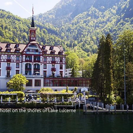Hotel Vitznauerhof - Lifestyle Hideaway At Lake Lucerne Exterior foto
