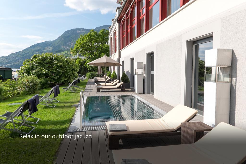 Hotel Vitznauerhof - Lifestyle Hideaway At Lake Lucerne Exterior foto