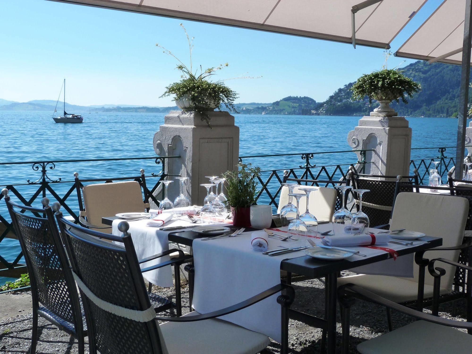 Hotel Vitznauerhof - Lifestyle Hideaway At Lake Lucerne Exterior foto