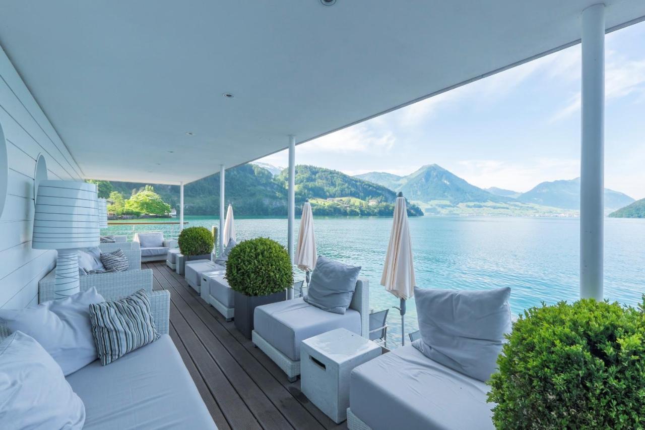 Hotel Vitznauerhof - Lifestyle Hideaway At Lake Lucerne Exterior foto